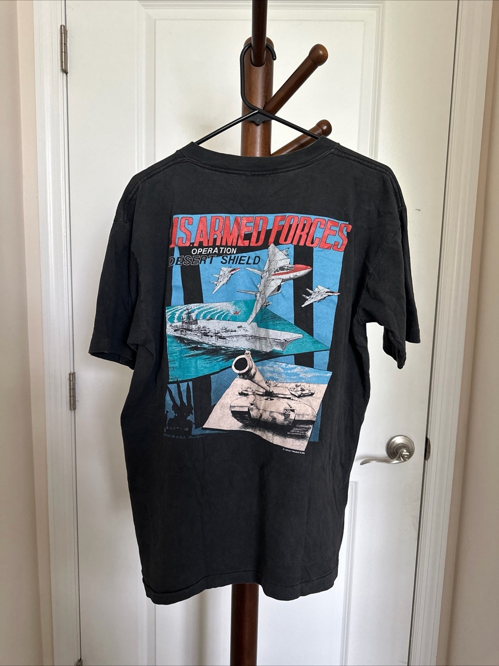 U.S. Armed Forces Single Stitch T-Shirt - Operation Desert Shield